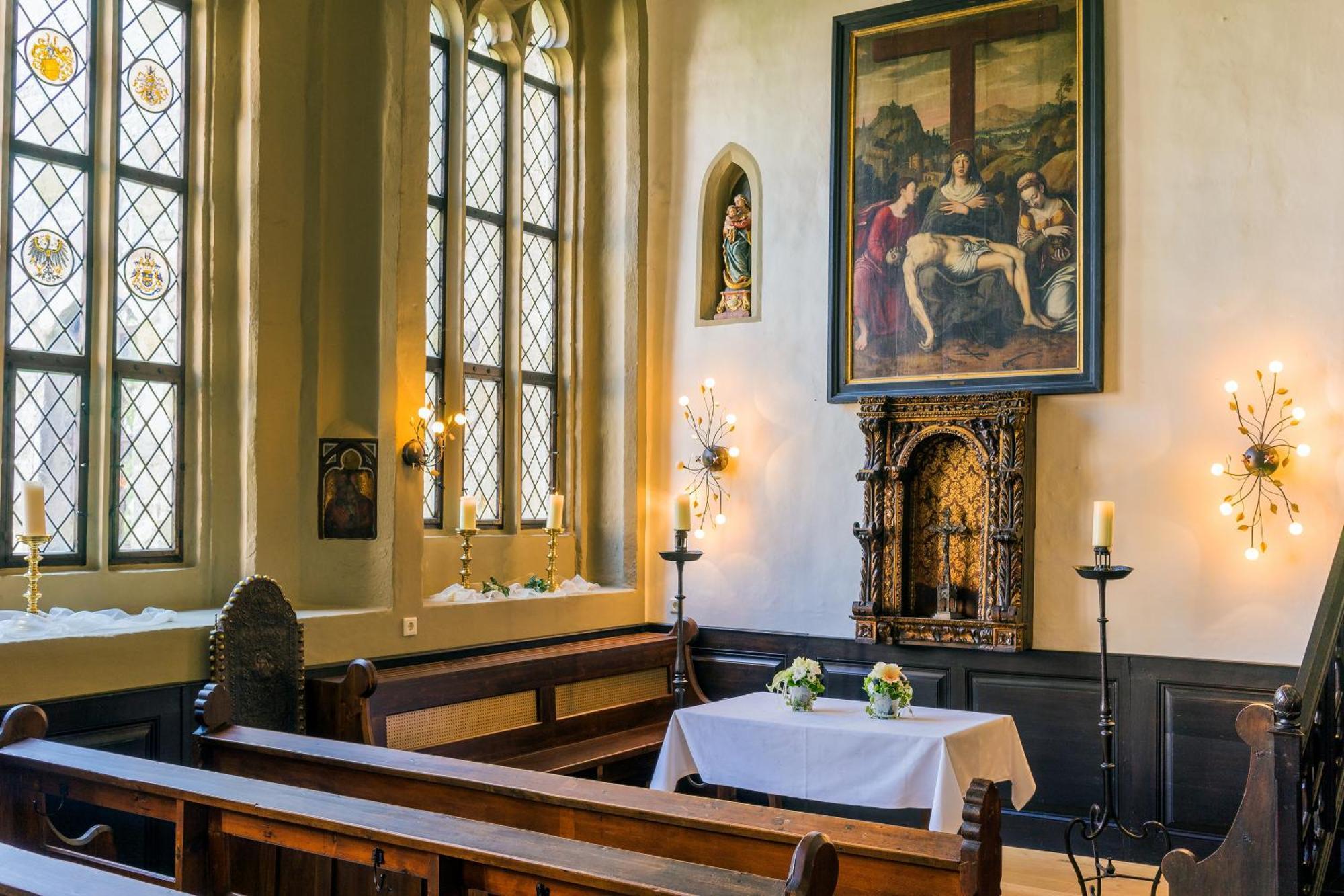 Burg Colmberg Hotel Extérieur photo